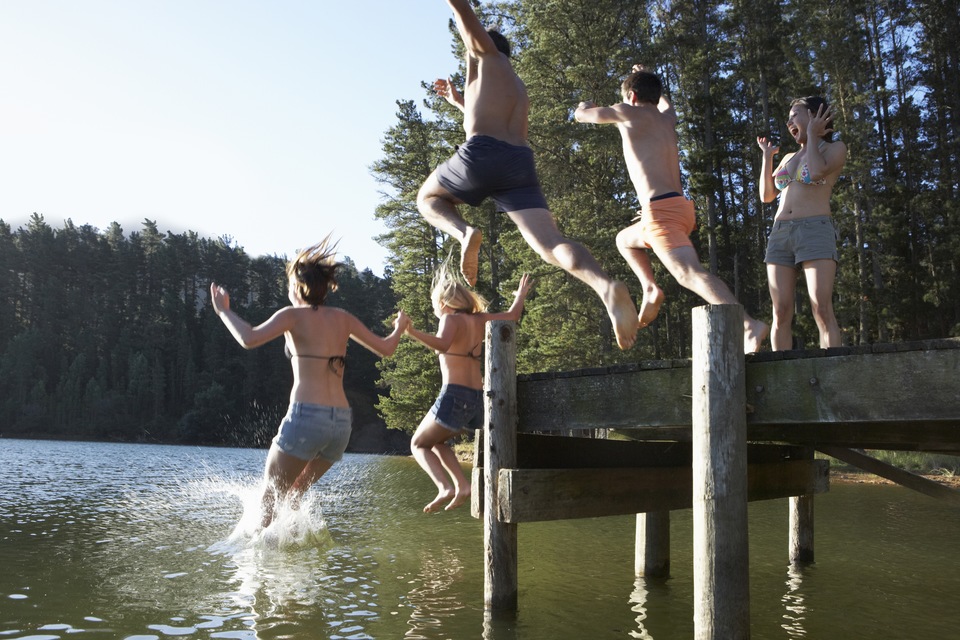 Taking the Polar Bear Plunge