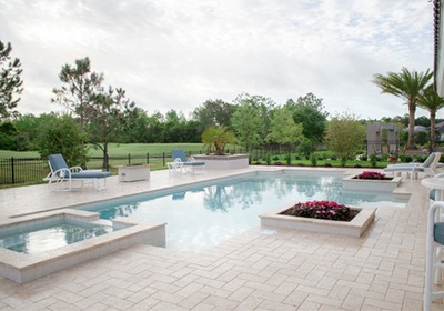 LPGA Pool With A Golf Course View